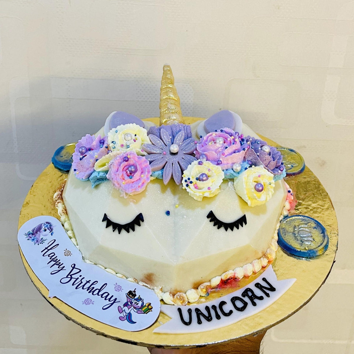 Cute Kitty Unicorn Cake