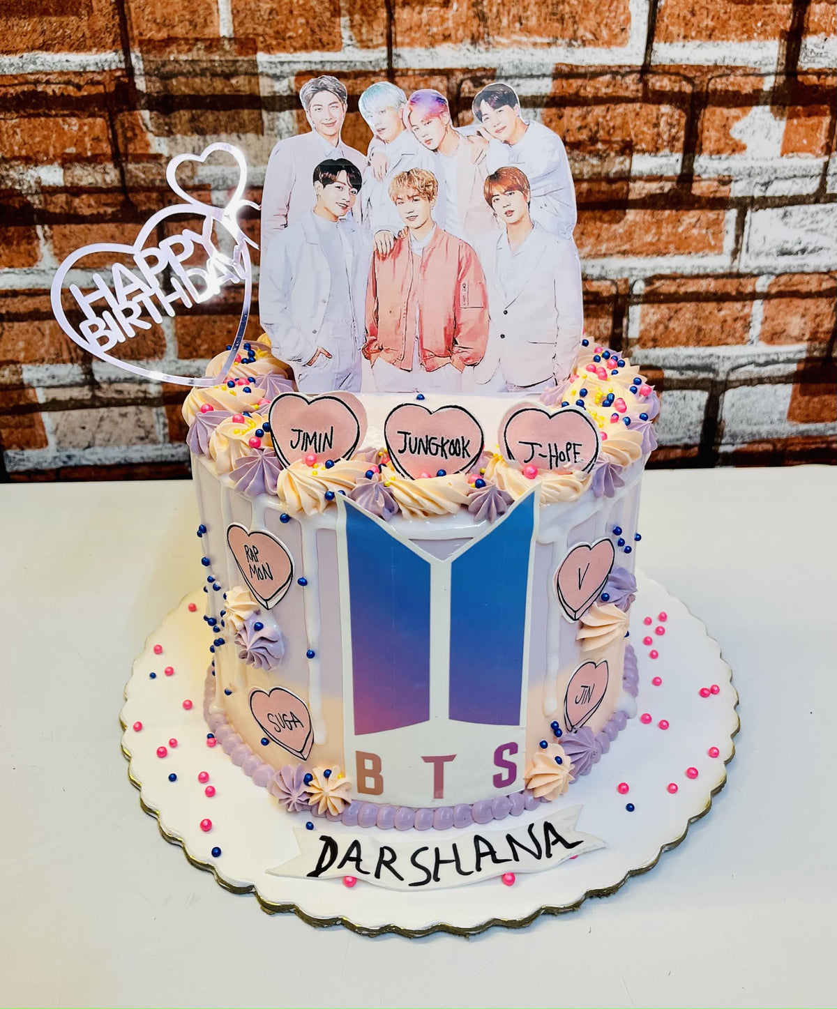 BTS Theme Cake