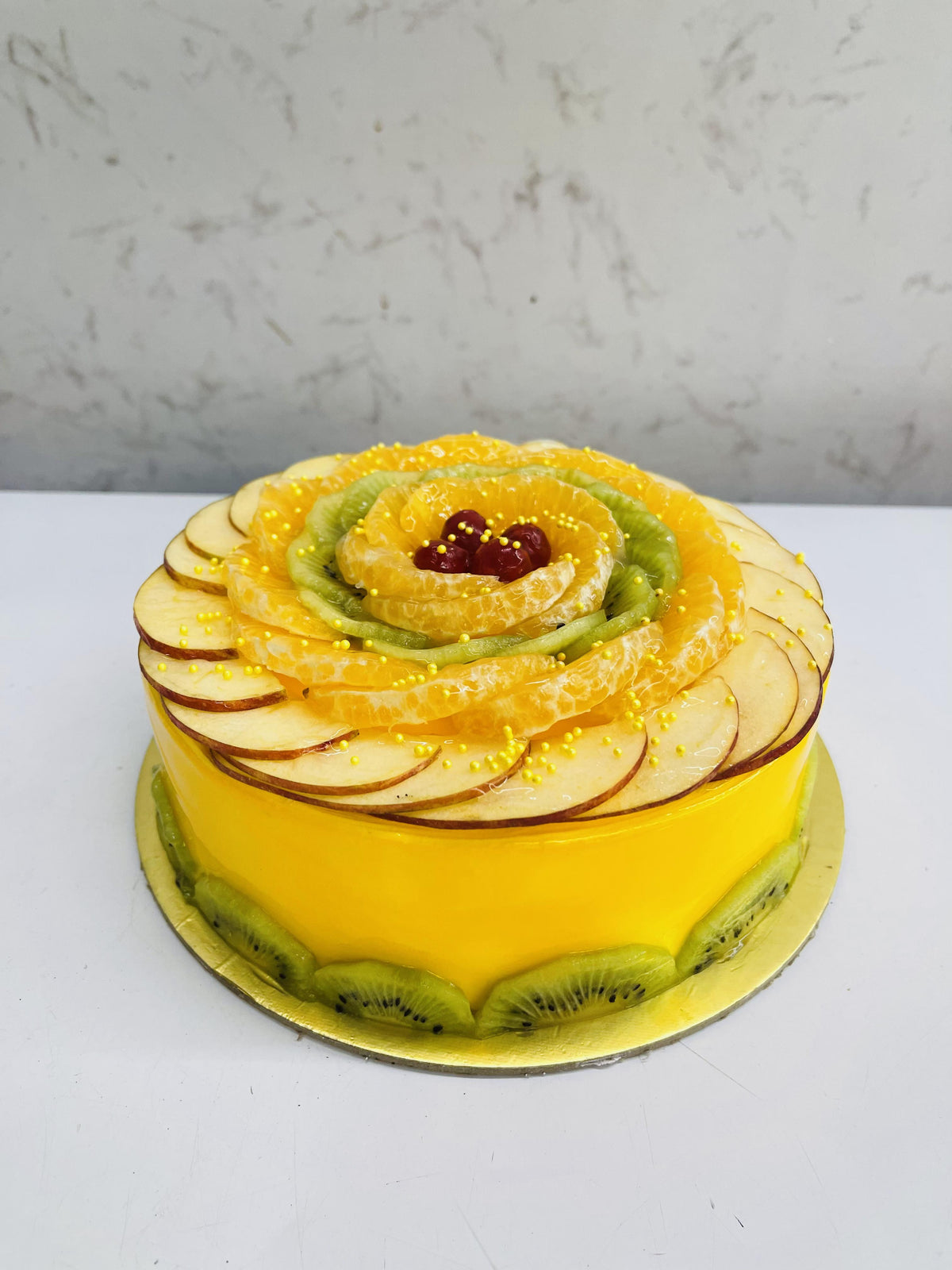 Orange Apple Fruit Cake