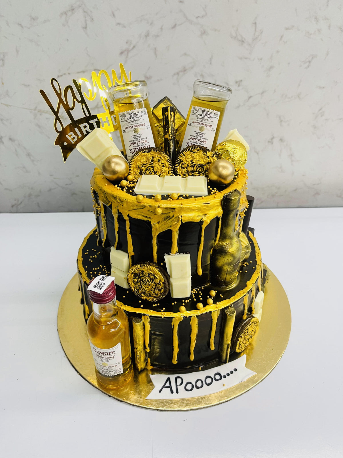 100% Eggless Black Label Drip Cake in Noida , Greater Noida, Delhi from DYD Cakes