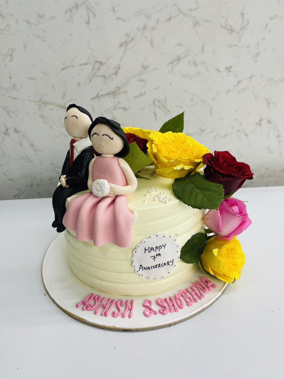 Romantic Anniversary Cake