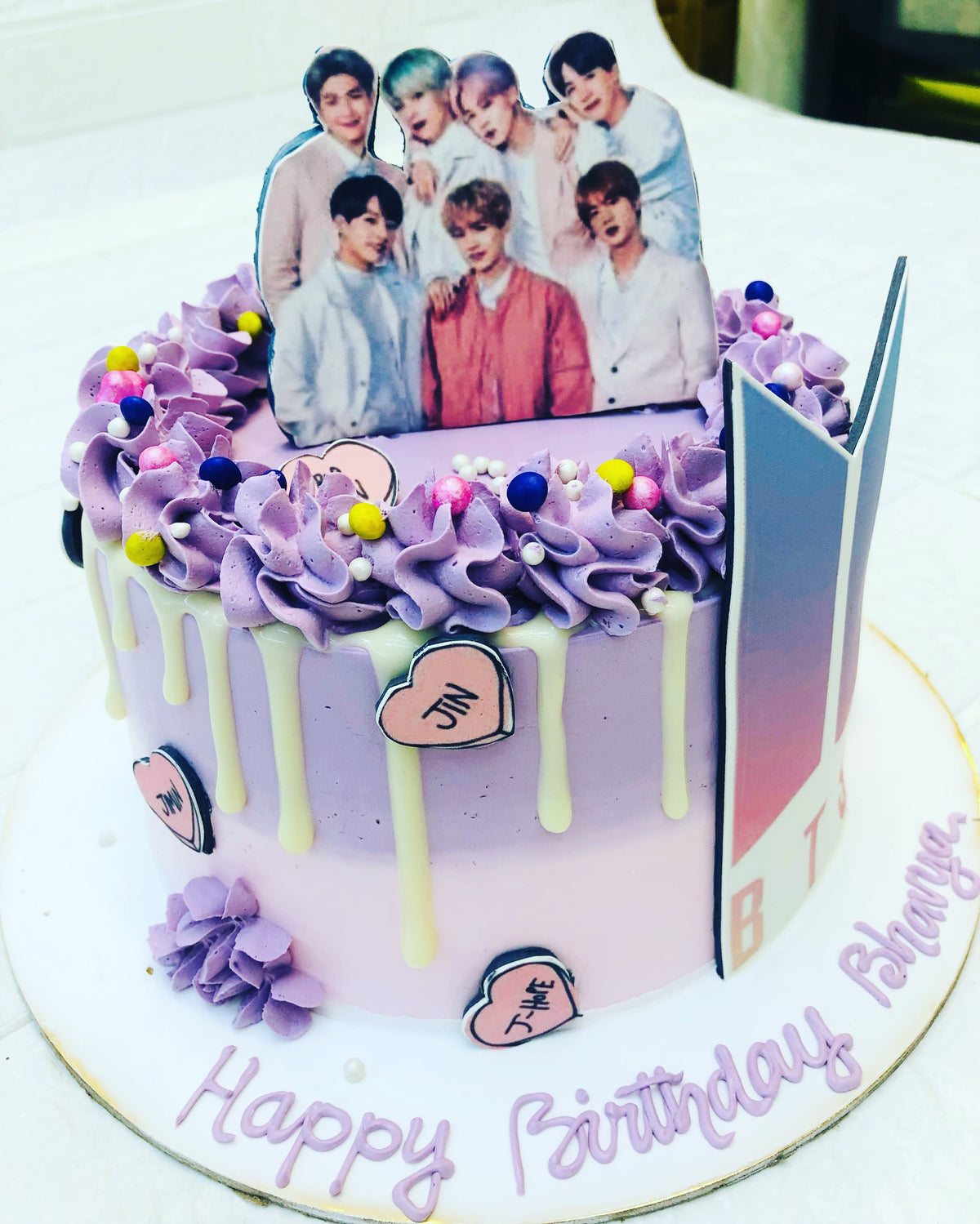 BTS Theme Cake 4