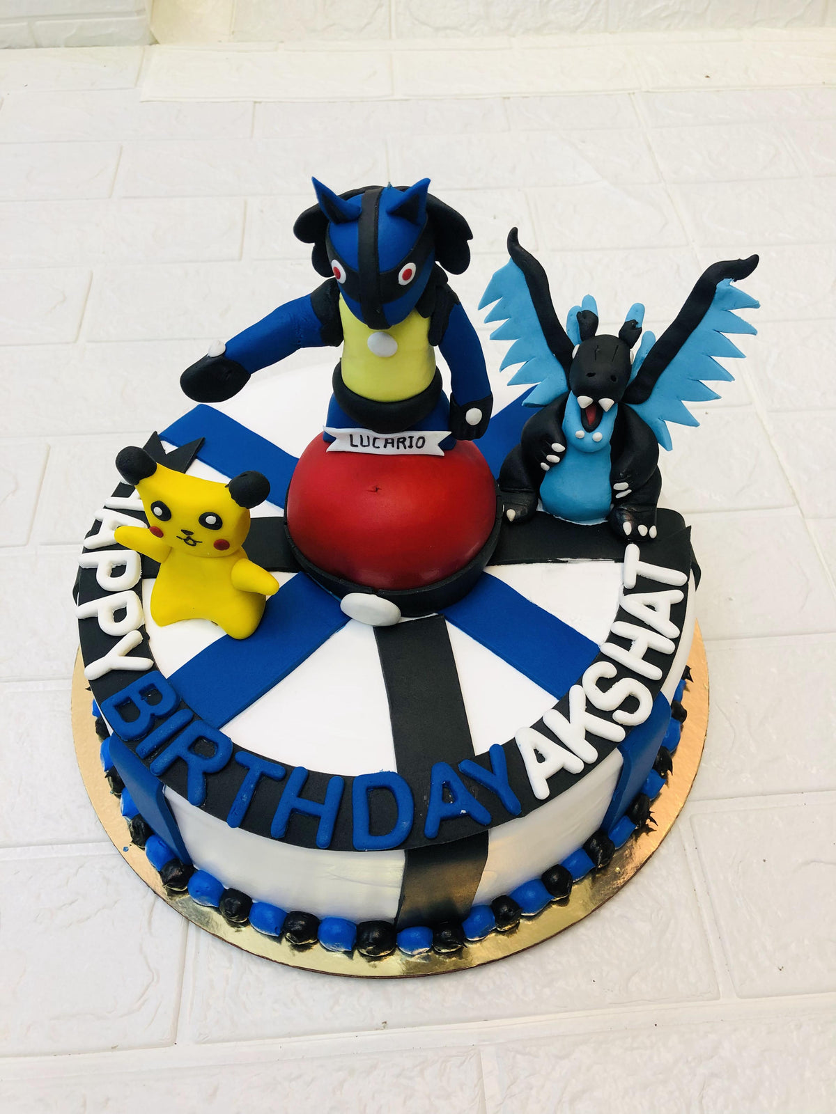 Pokémon Theme Birthday Cake