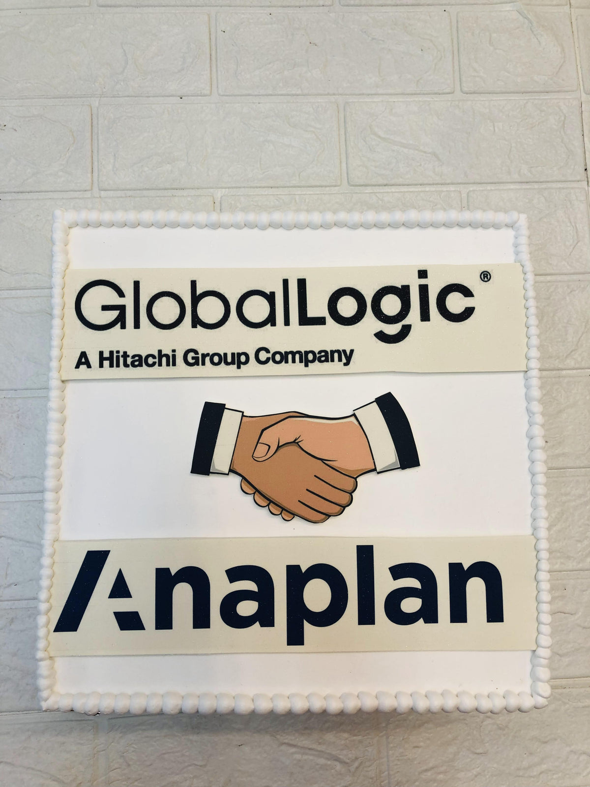 Global Logic Theme Cake