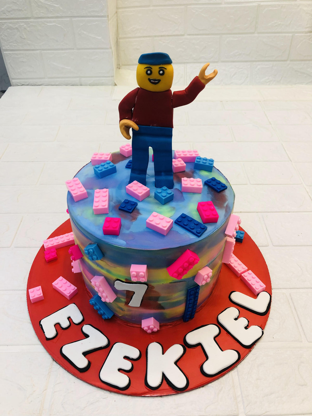 Legos Theme Kids Cake