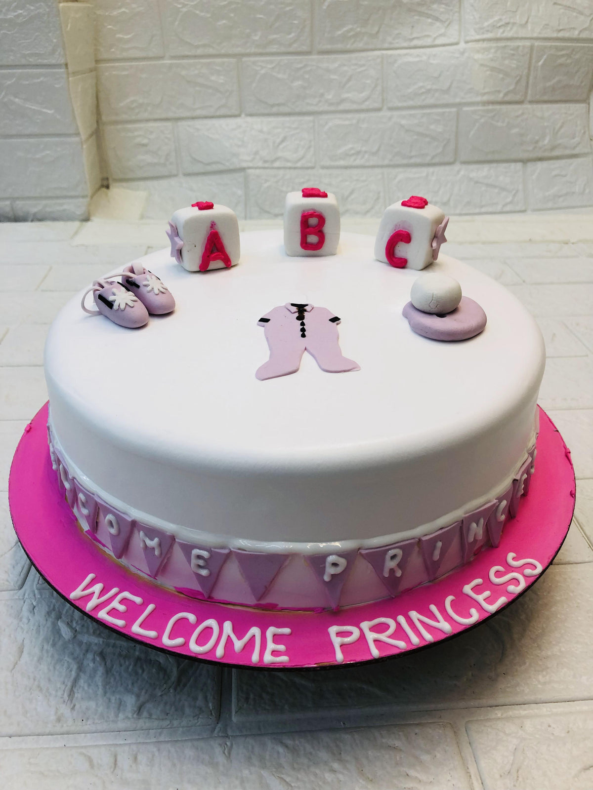 Baby Boy Welcome Cake