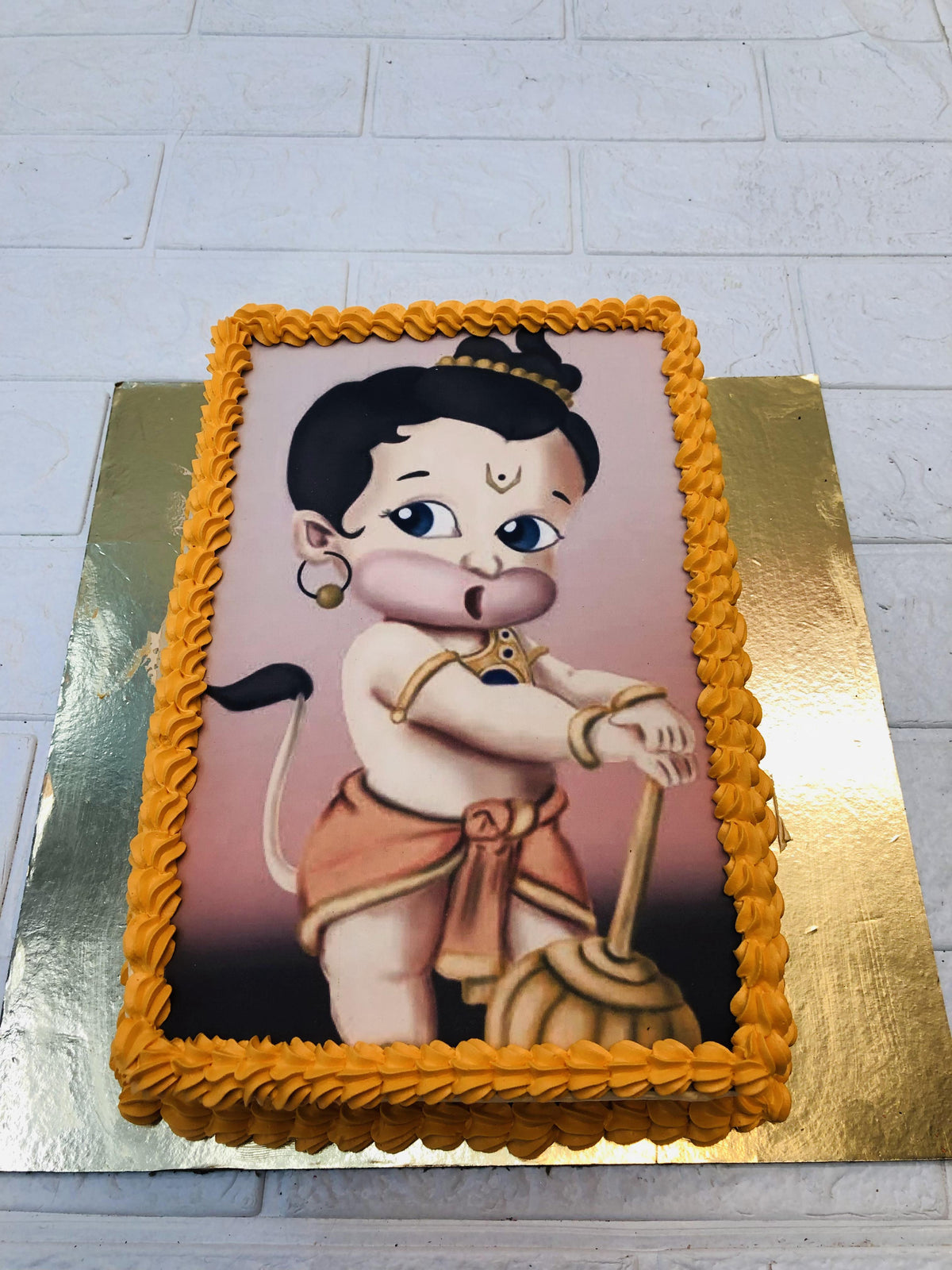 Hanuman Printing Cake