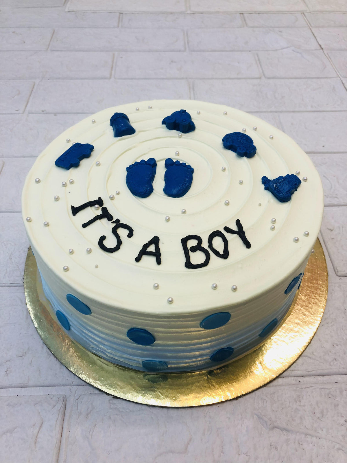 It's A Boy Baby Cake