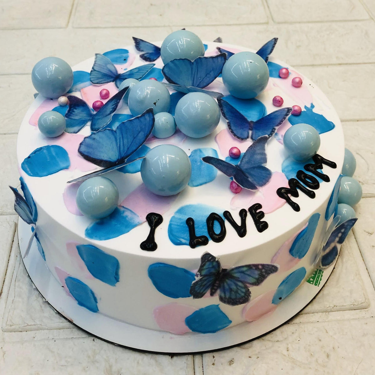 Aesthetic Butterfly Cake For Mom