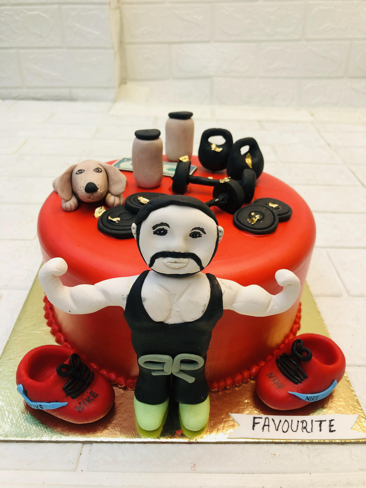 Gym Warrior Cake