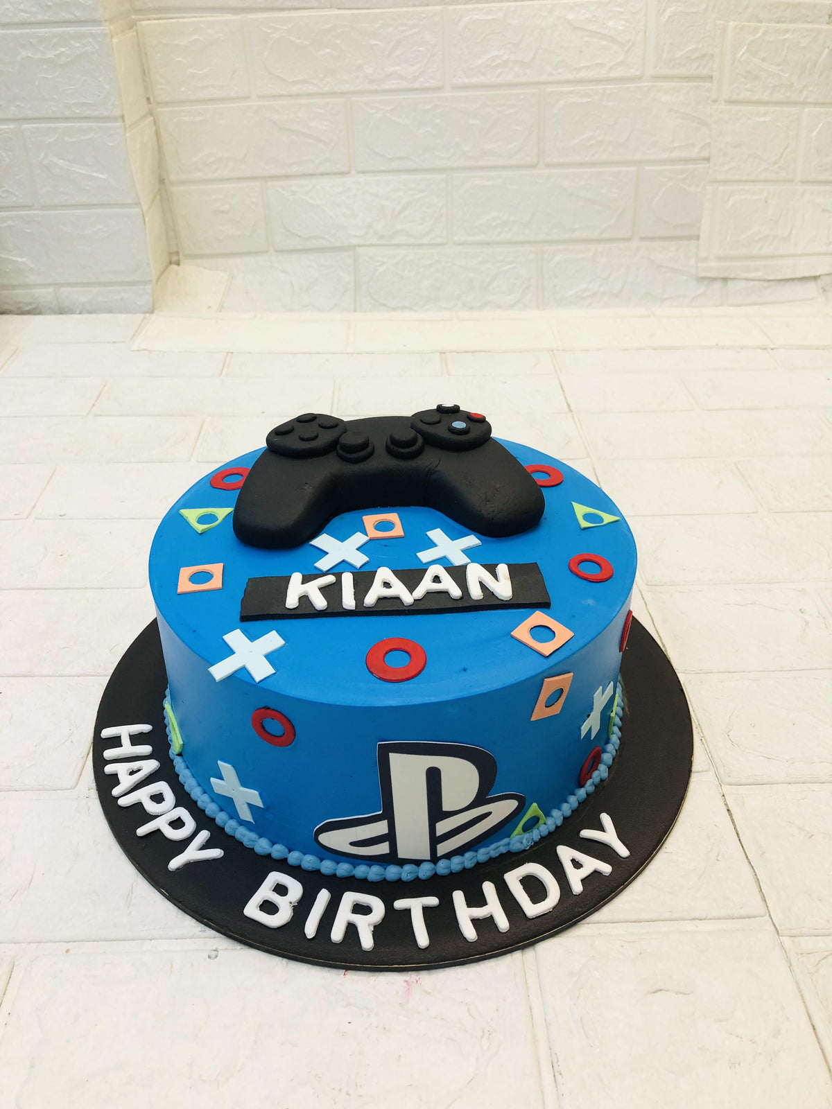 Playstation Theme Cake