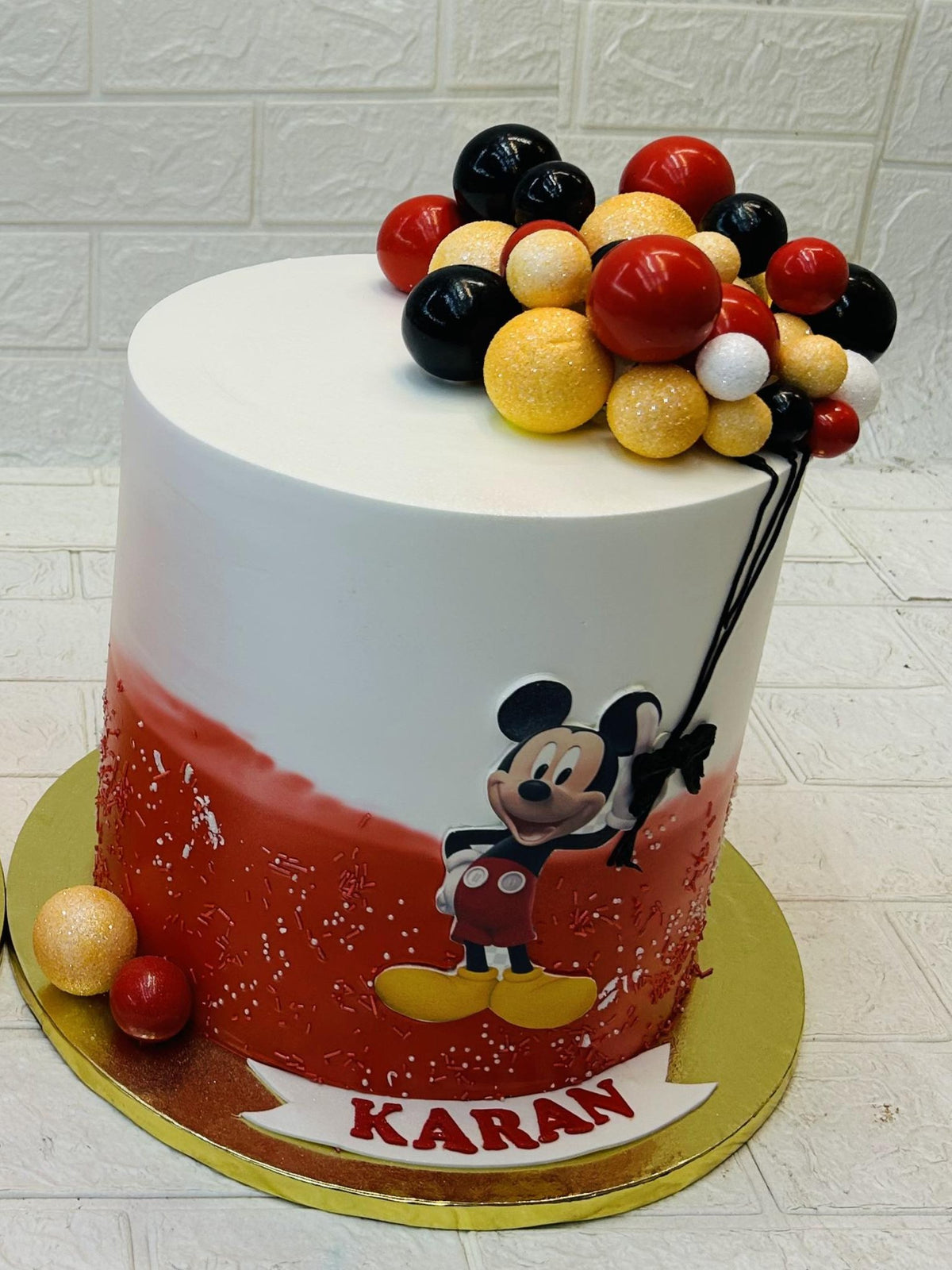 Mickey Mouse Balloon Cake 2