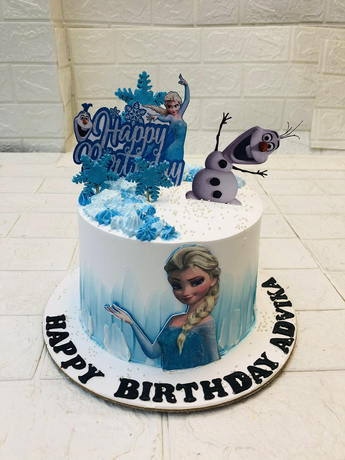 Frozen Birthday Cake