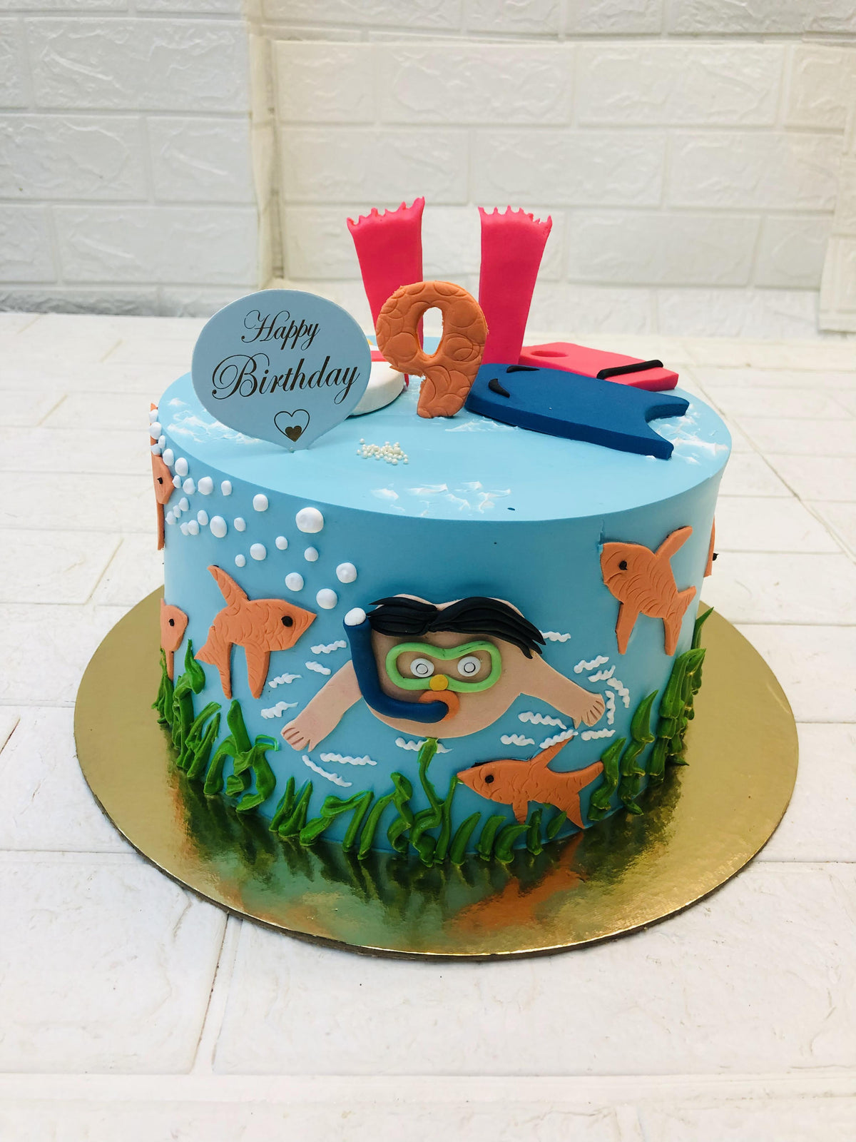 Sea Lover Birthday Cake