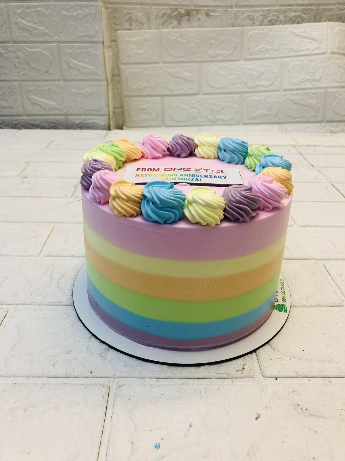 Simple Rainbow Cake