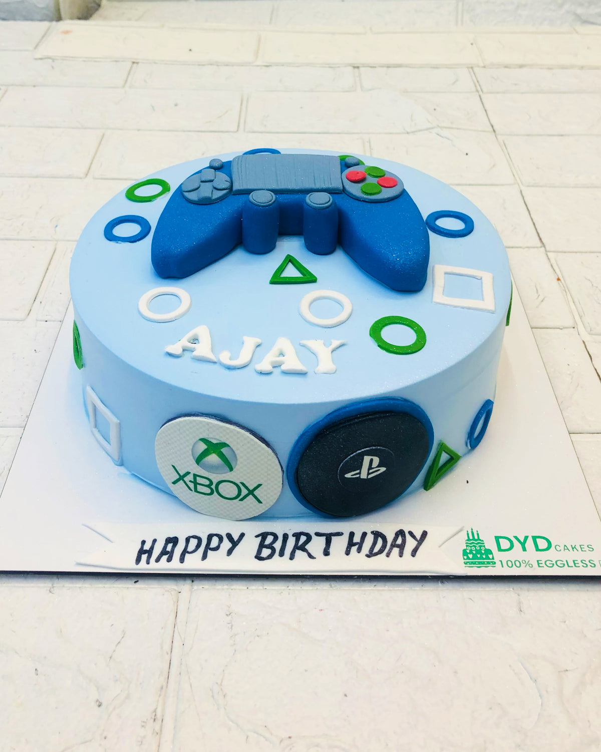 X Box Theme Cake