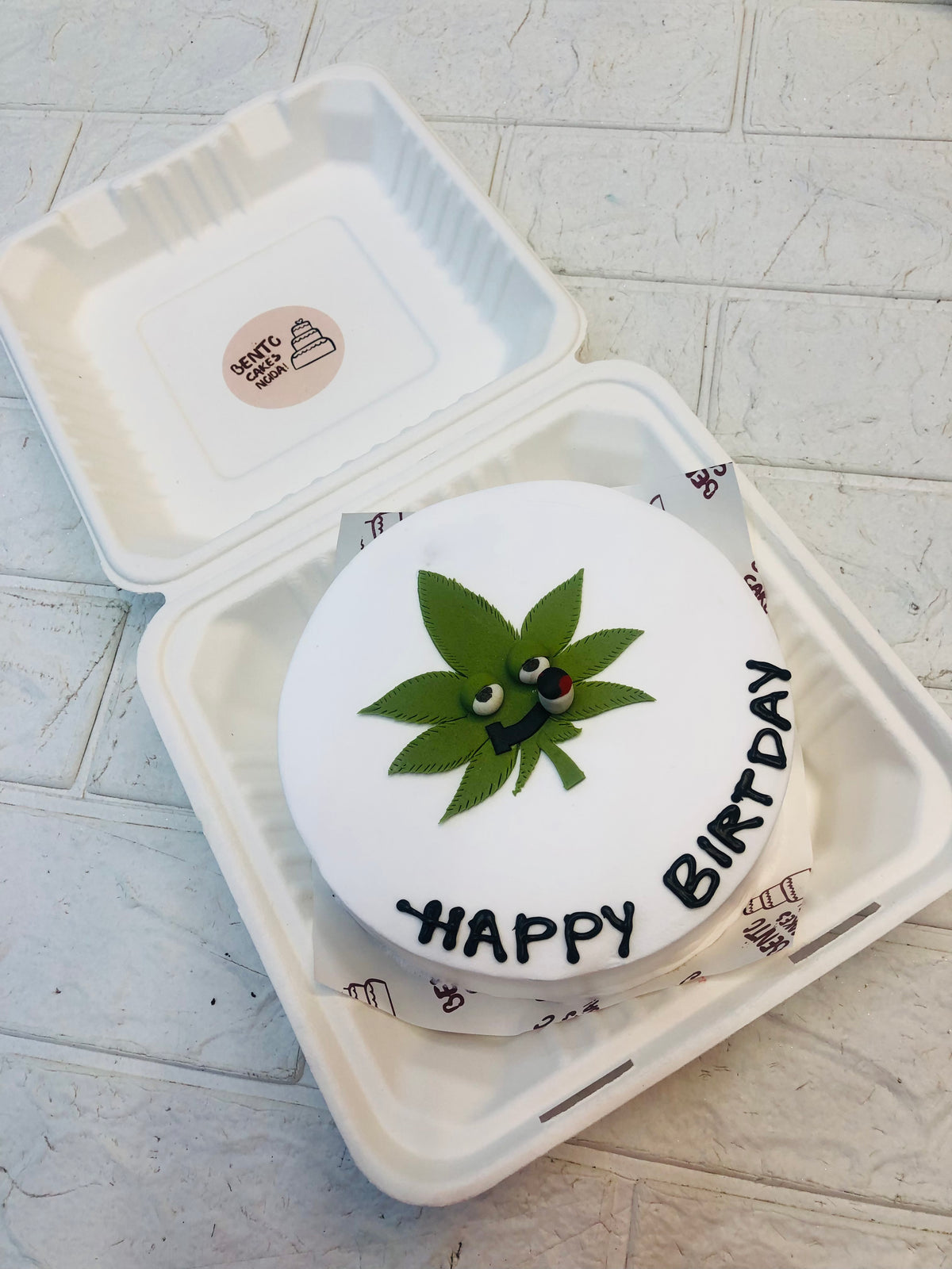 Weed Lover Theme Bento Cake