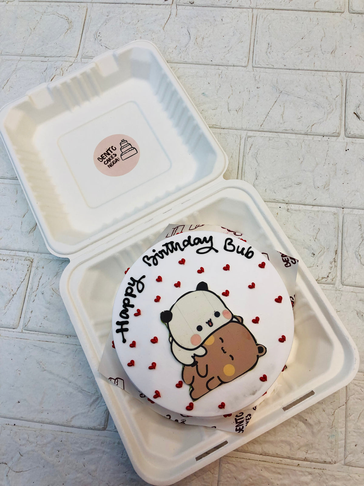 Bubu Dudu Love Theme Bento Cake