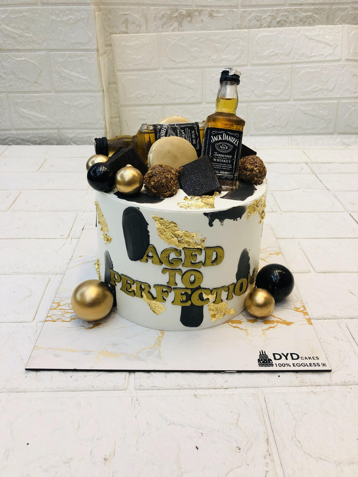 Liquor Bottle Chocolate Cake