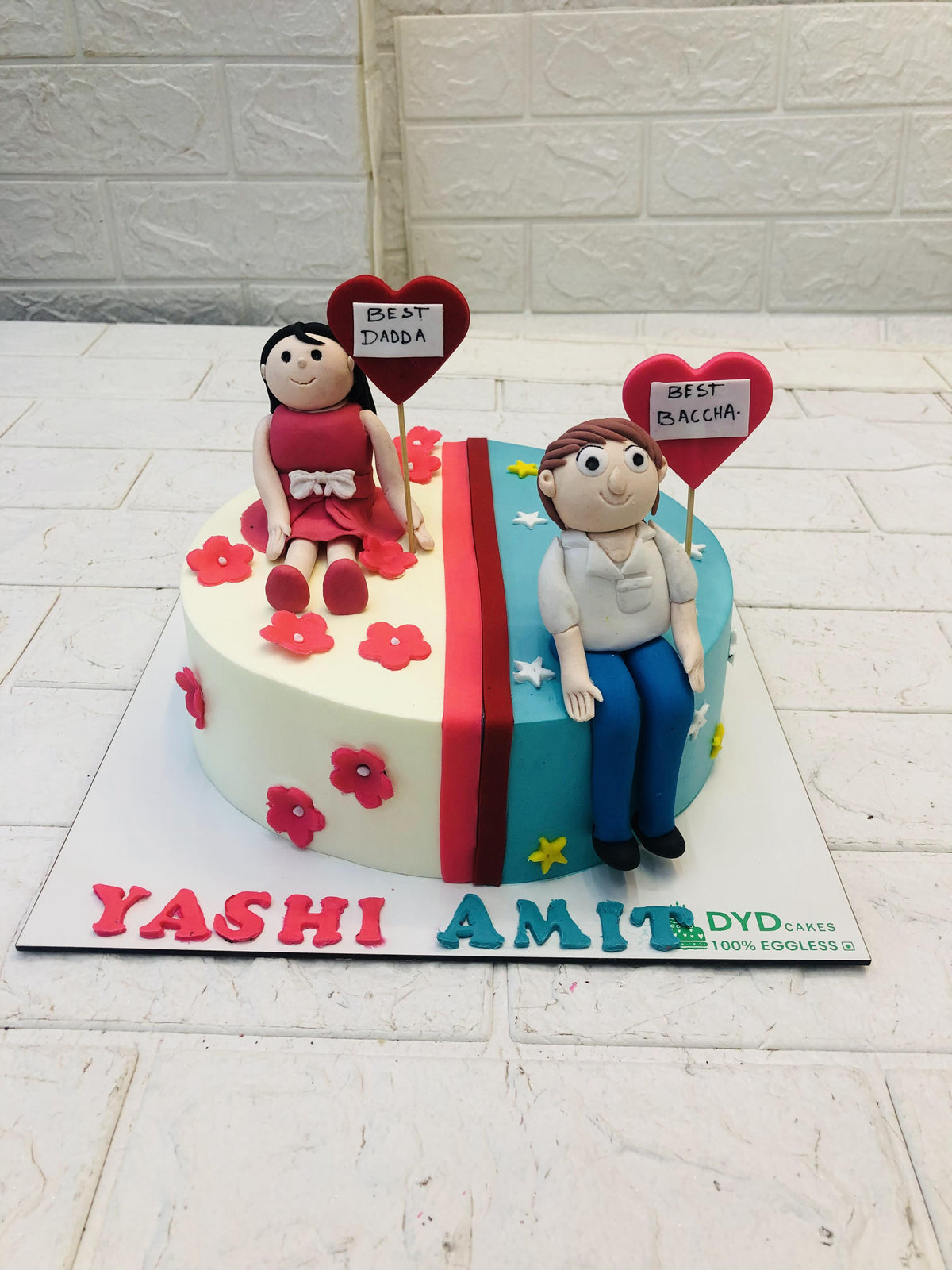 Anniversary Couple Cake