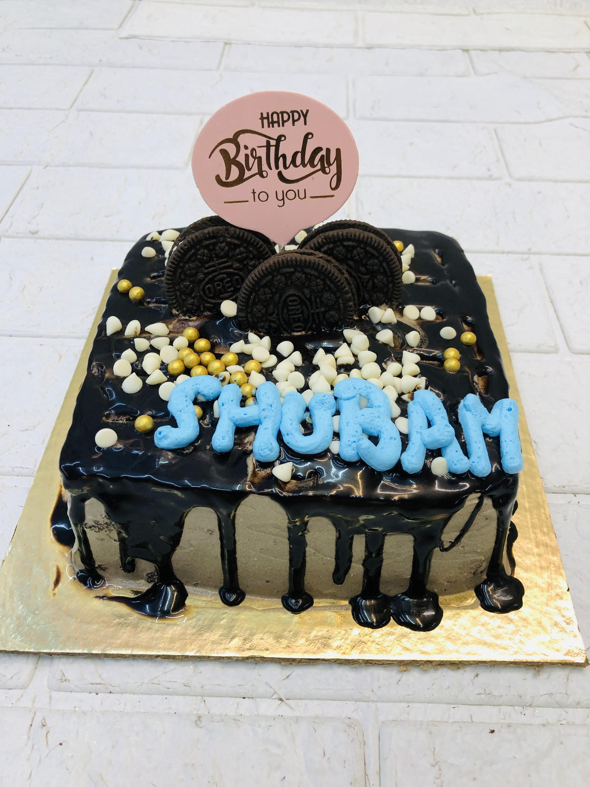 Chocolate Drip Theme Cake