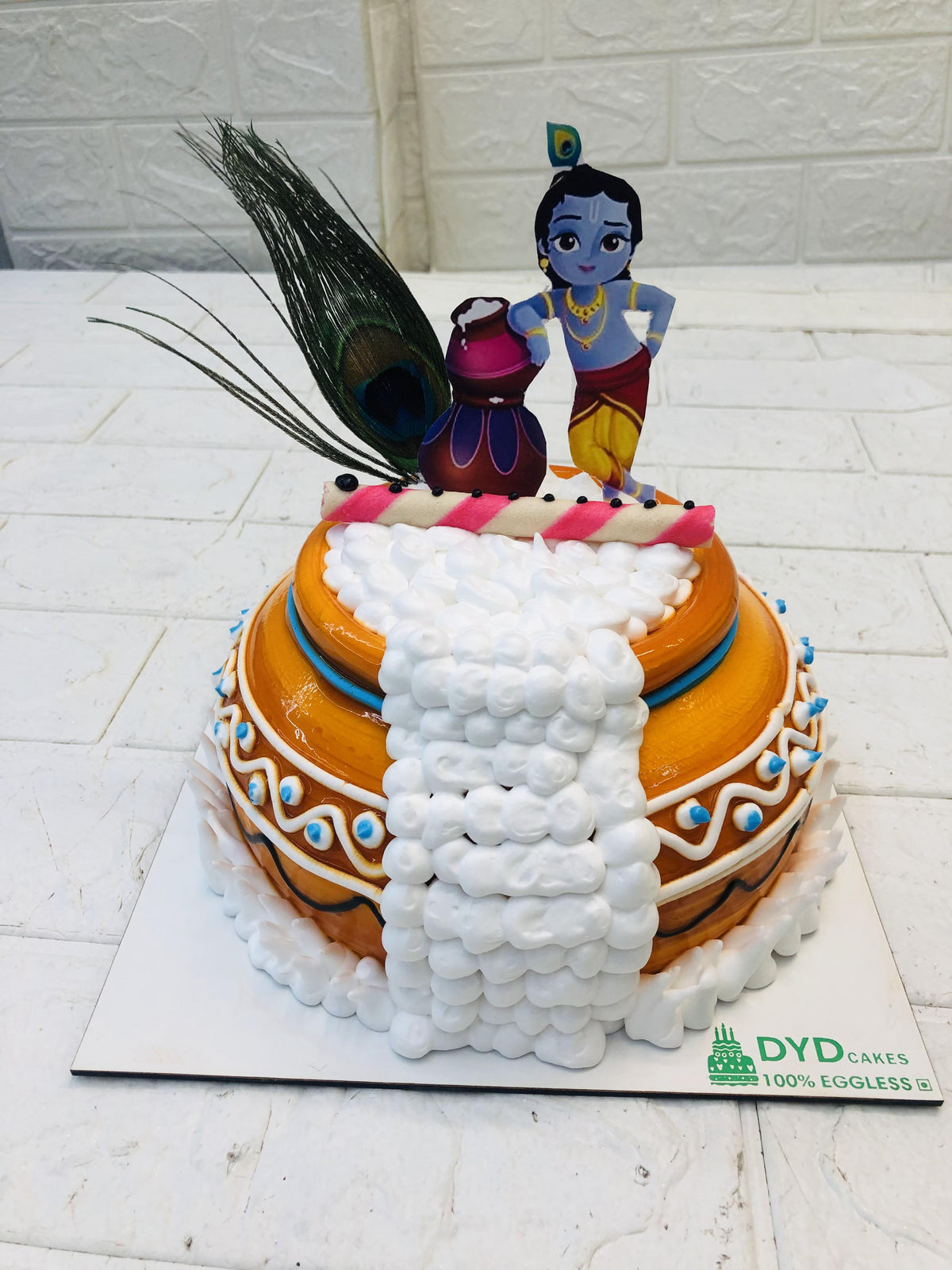 Janmashtami Krishna Matki Cake 2