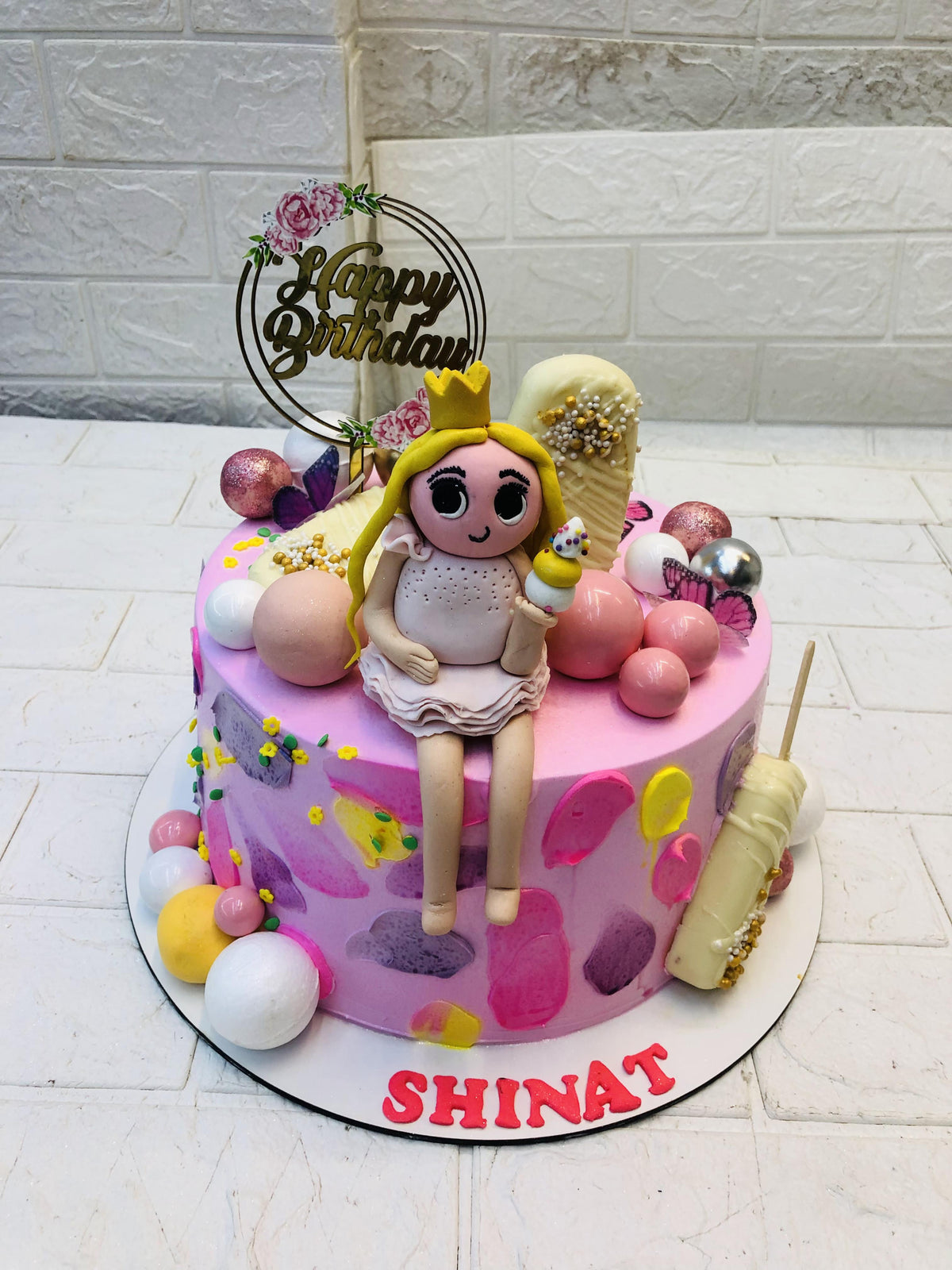 Pastel Princess Fancy Cake