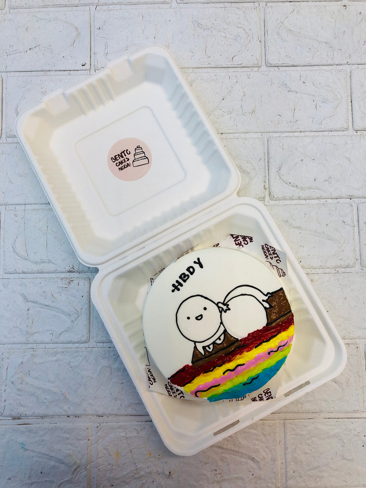 BFF Theme Birthday Bento Cake