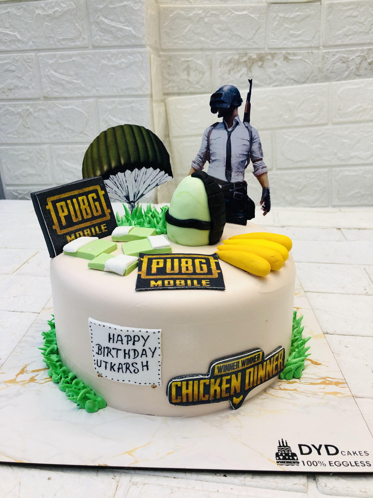 PUBG Theme Cake