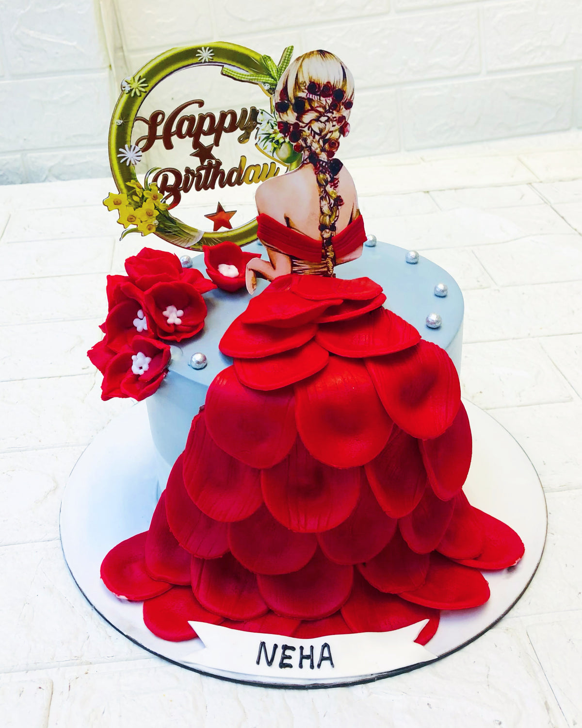 Flory Barbie Doll Cake