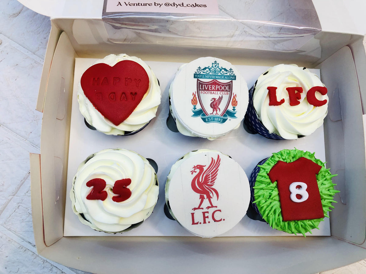 Liverpool Theme Combo Cupcake