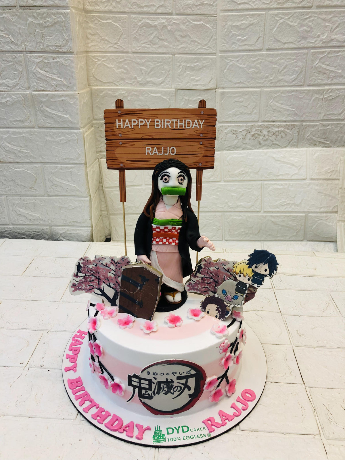 Demon Slayer Theme Cake