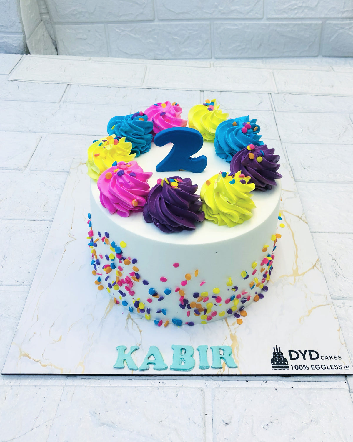 Colorful Truffle Basic Cake