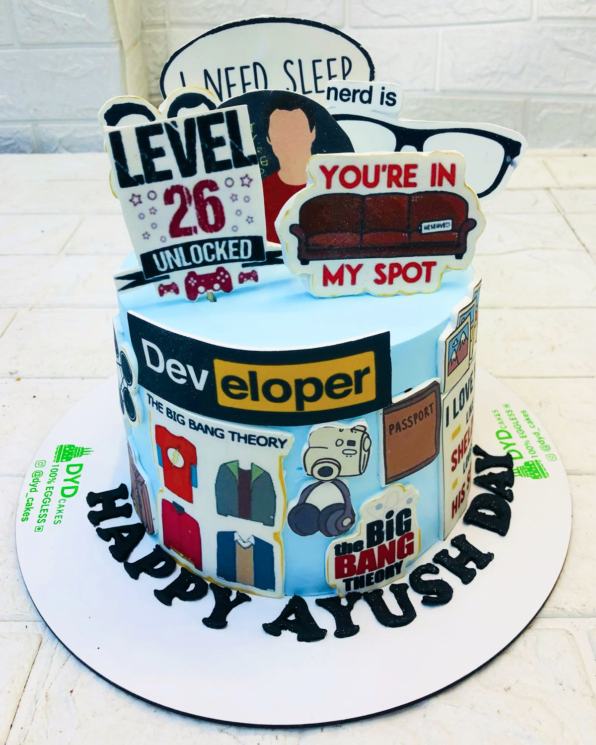 Social Media Developer Cake