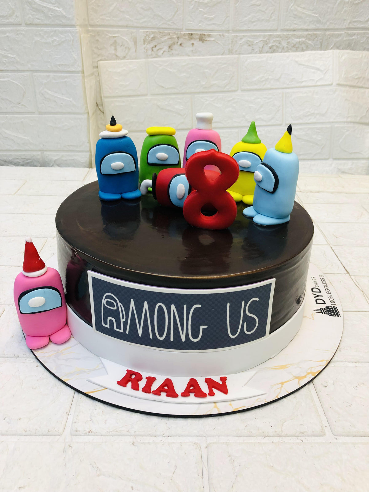 Among Us Theme Cake