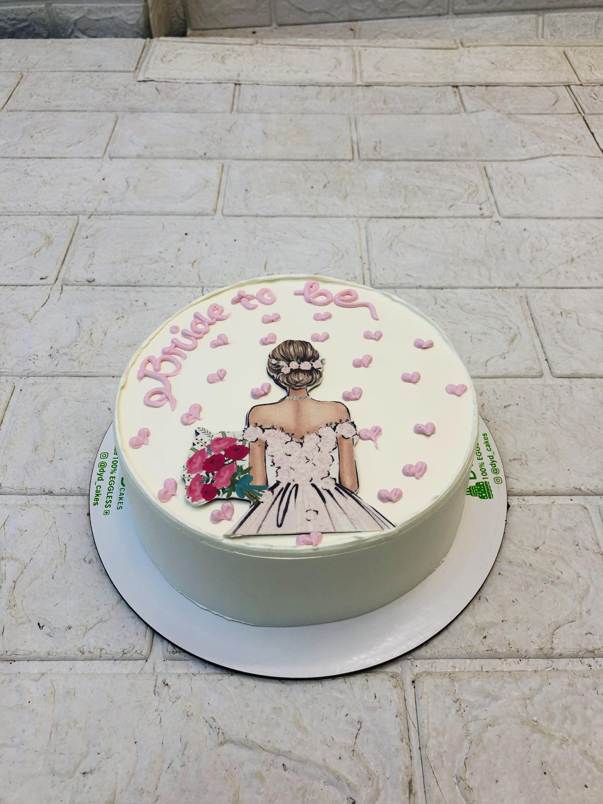 Girl Bride to be Cake