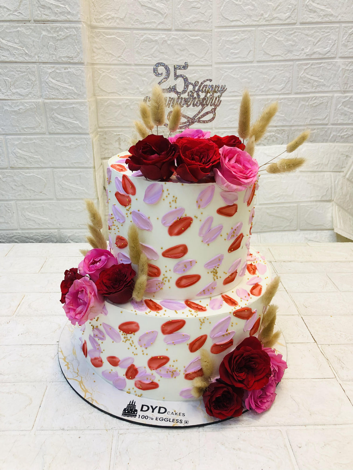 Rose Choco Truffle Cake