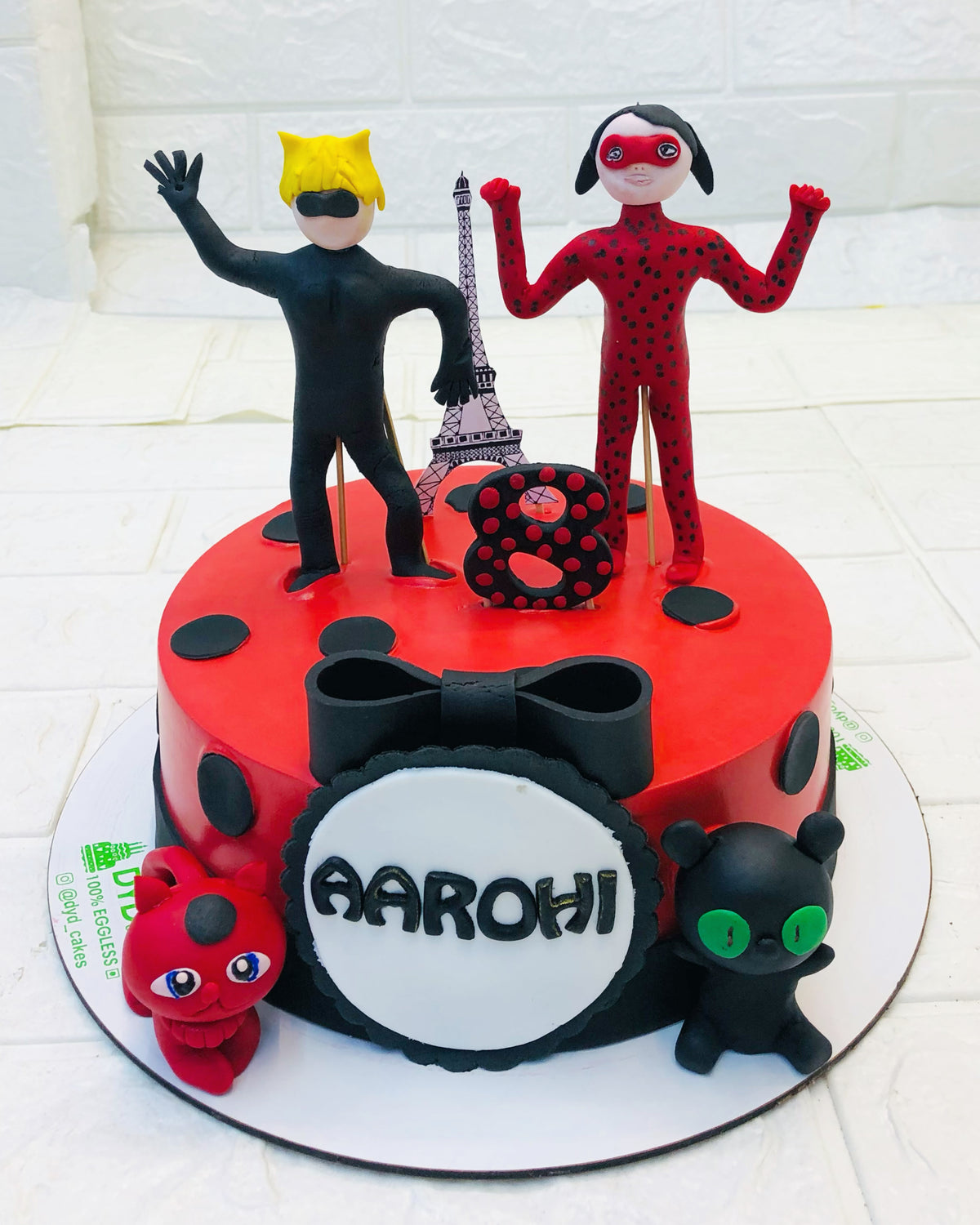 Miraculous Ladybug And Cat Noir Cake