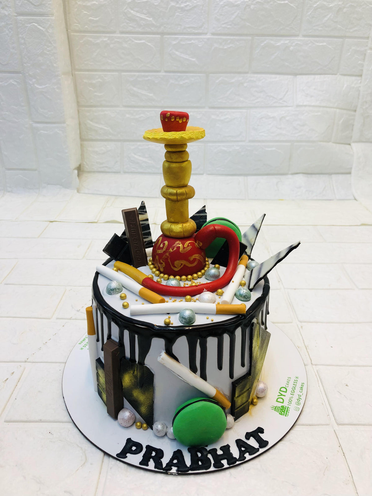 Hookah Design Cake