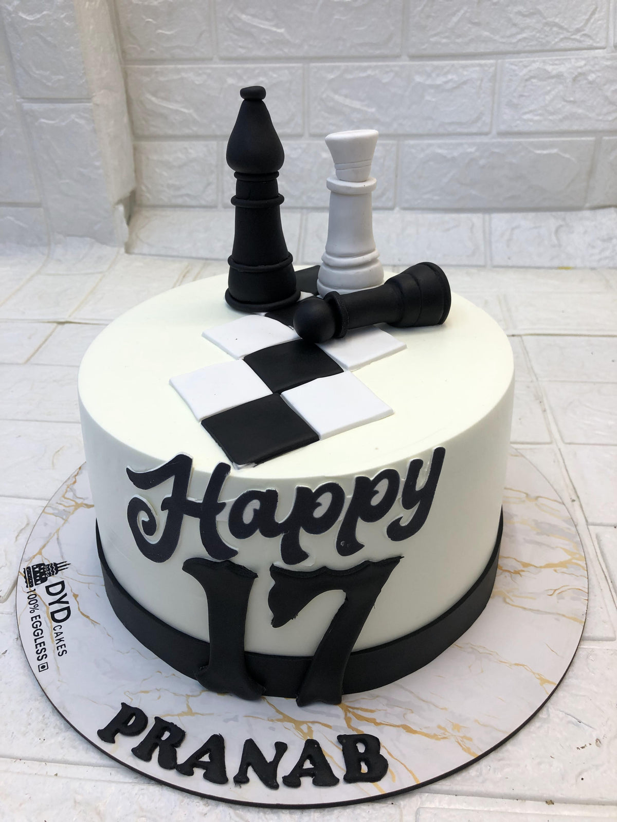 Chess Birthday Cake