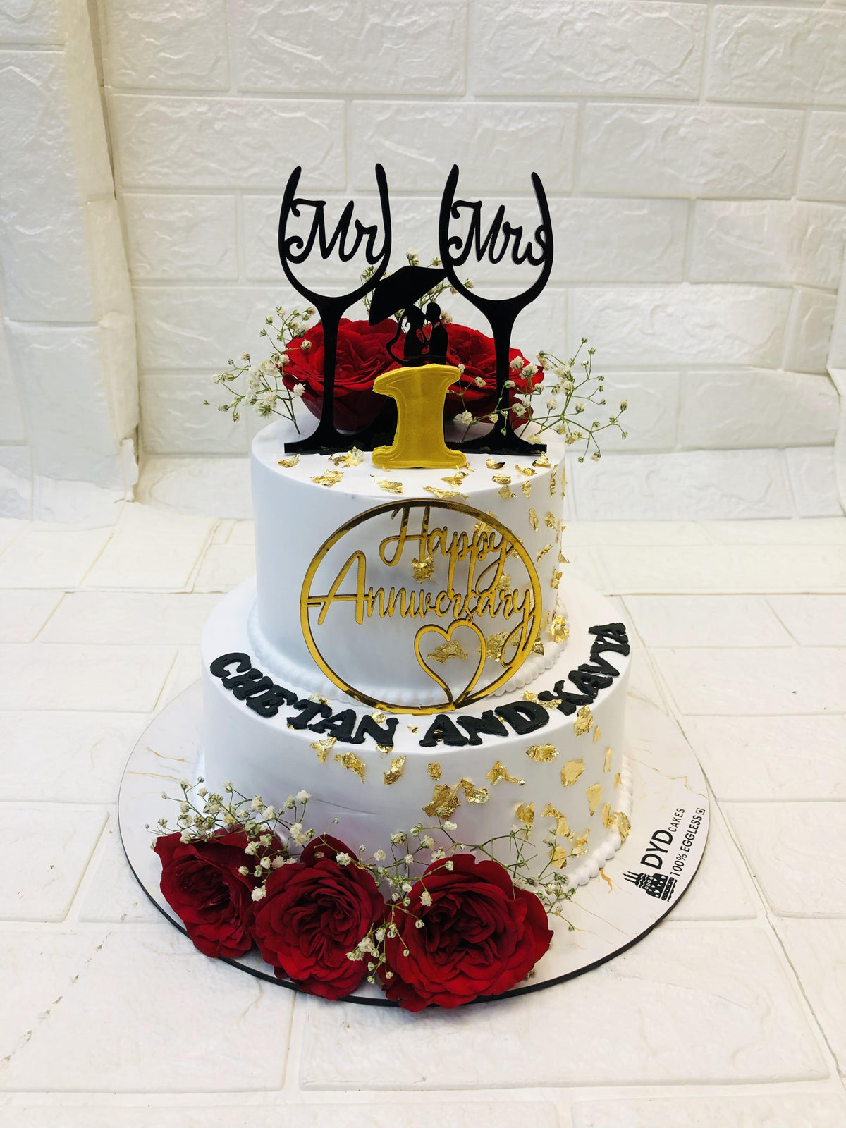 Creamy Anniversary Cake