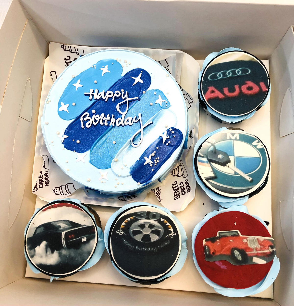 Car Lover Bento Combo Theme Cake