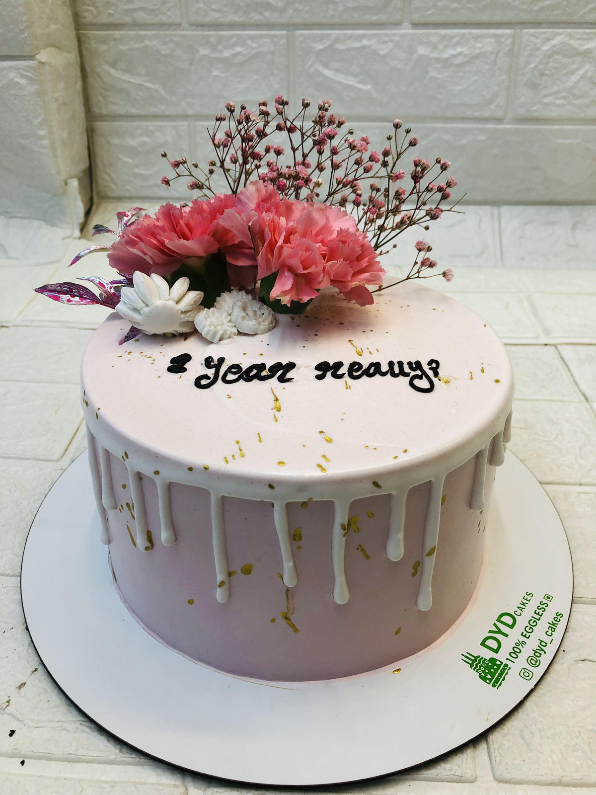 Floral Drip Cake