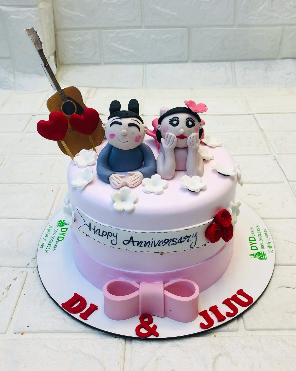 Cute Couple Theme Cake 2