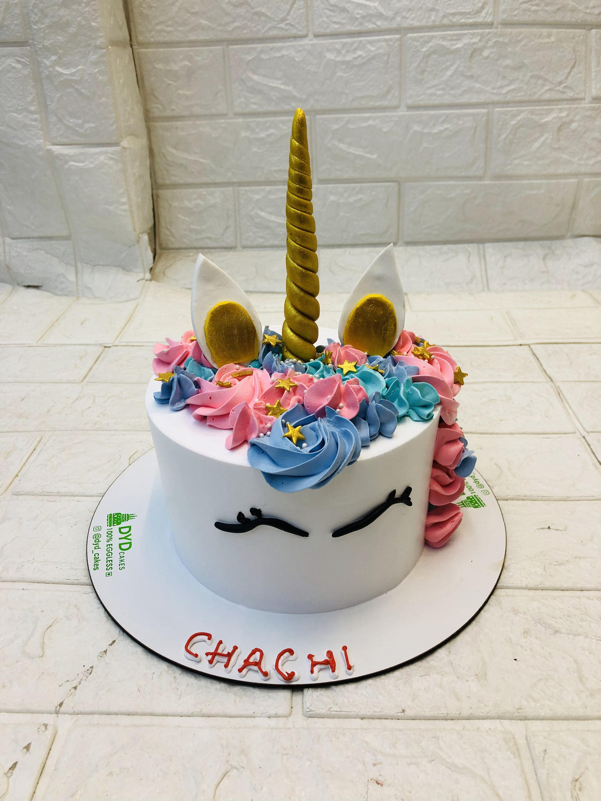 Unicorn Semi Fondant Cake 2