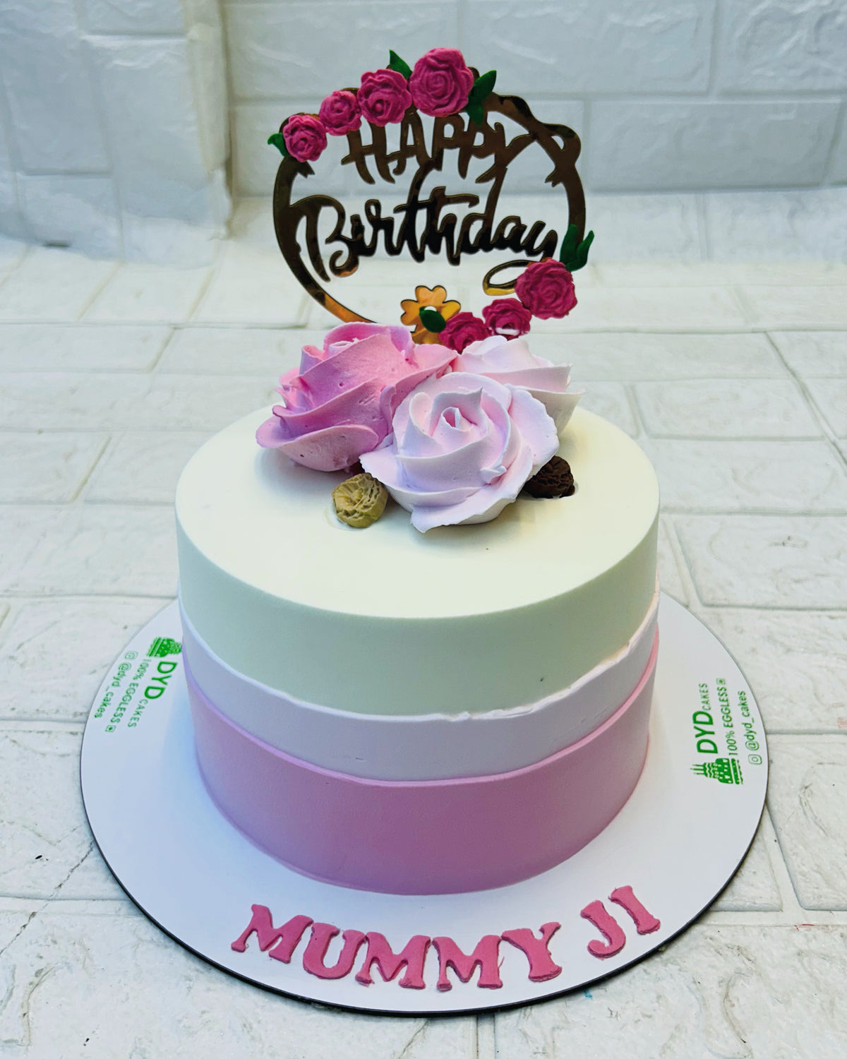 Floral Birthday Cake