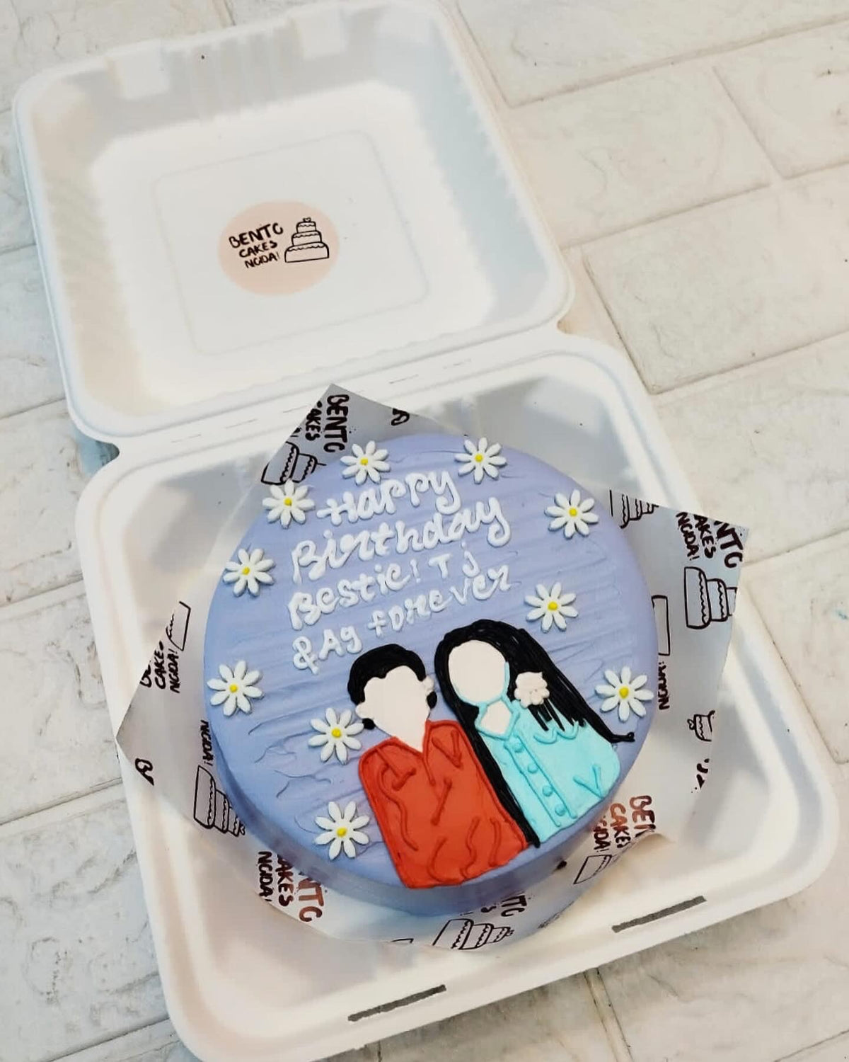 Bestie Birthday Bento Cake