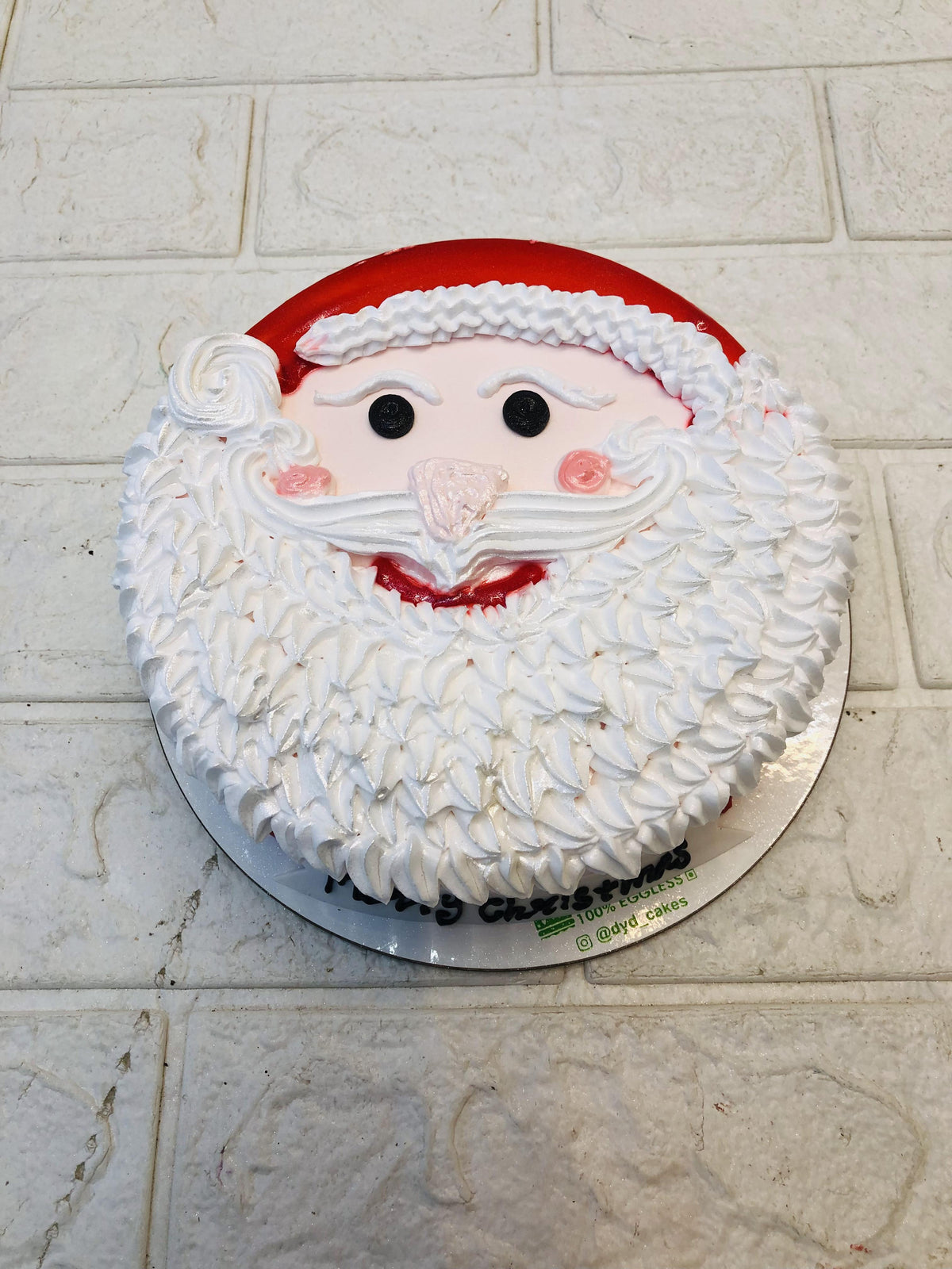 Santa Face Theme Cake