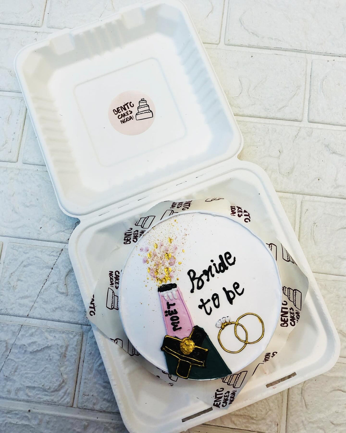 Bride To Be Theme Bento Cake 2