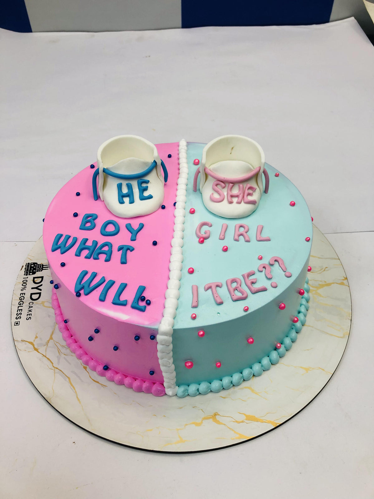 Pink Or Blue Crave Cake